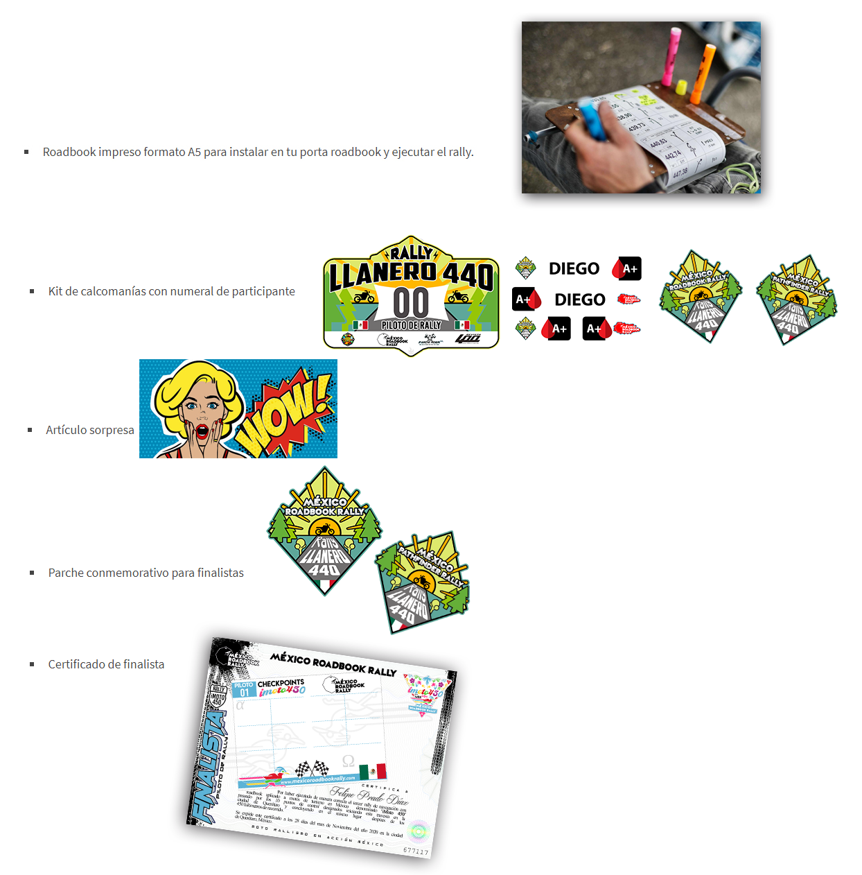 Notebook Prep Rally NEXT RALLY – México Roadbook Rally